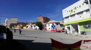 Así lucen las calles este miércoles.