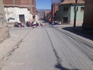 Bloqueos en la ciudad.