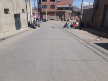 Bloqueos en la ciudad.