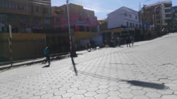 Así lucen las calles este miércoles.