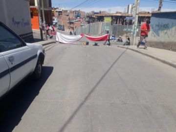 Bloqueos en la ciudad.