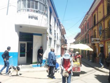 En el centro de la ciudad están gran parte de las entidades bancarias.