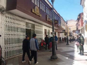 En el centro de la ciudad están gran parte de las entidades bancarias.