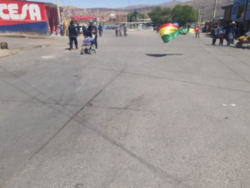 Bloqueos en la ciudad.