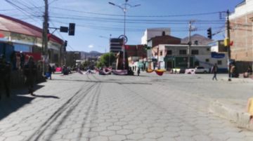 Así lucen las calles este miércoles.