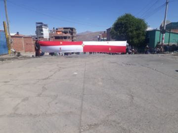 Bloqueos en la ciudad.