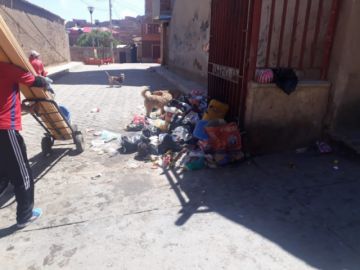 Bloqueos en la ciudad.