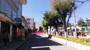 Así lucen las calles este miércoles.
