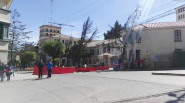 Así lucen las calles este miércoles.