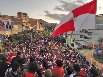 La reunión se desarrolló en la avenida Tinkuy.