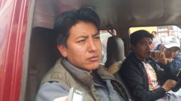 El presidente de Comcipo, Marco Pumari.