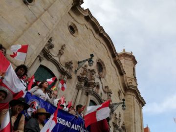 La marcha ya está en la plaza.