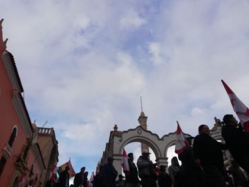 La marcha ya está en la plaza.