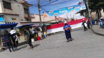 Bloqueos en las zonas baja y central.