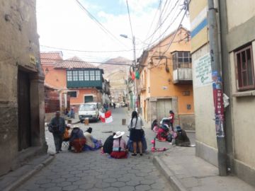 Bloqueos en las zonas baja y central.