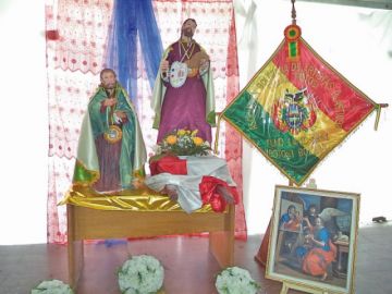 Rindieron homenaje al santo.
