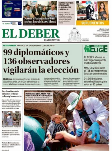 El Deber, Santa Cruz.