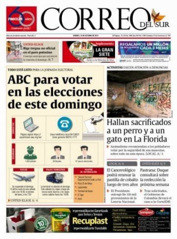 Correo del Sur, Sucre.