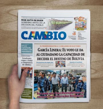 Cambio, oficialista.