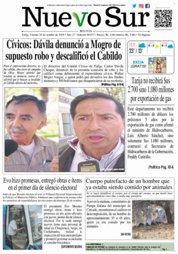 Nuevo Sur, Tarija.