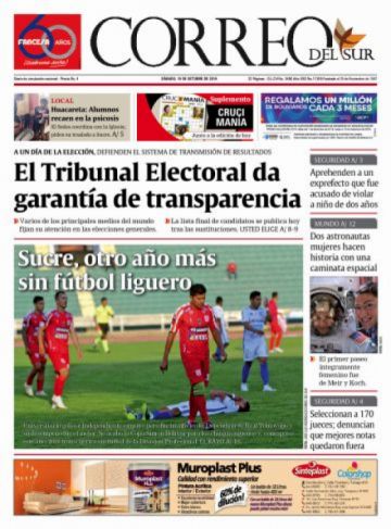 Correo del Sur, Sucre.