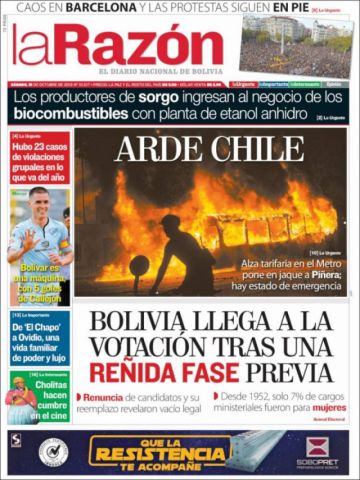 La Razón, La Paz.