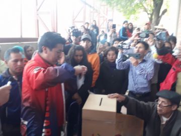 Emitió su voto