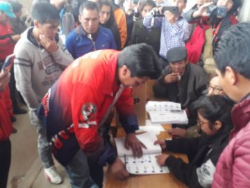 Emitió su voto