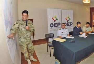 Desarrollan un operativo coordinado con el Tribunal Supremo Electoral.
