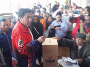Emitió su voto