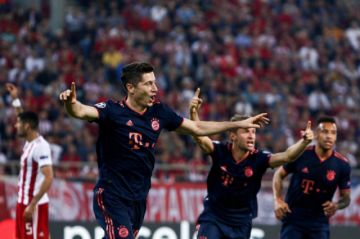 Bayern vence con doblete de Lewandowski