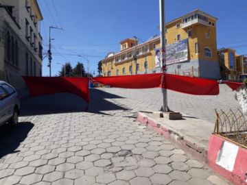 Así están las calles potosinas este miércoles.