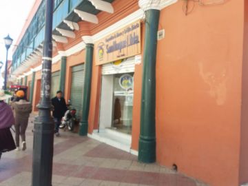 Panorama en el cercanías de edificios bancarios.
