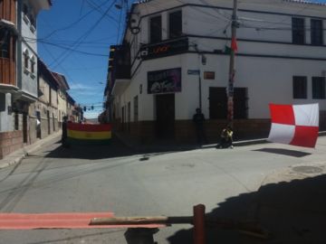 Banderas potosinas están en la ciudad.
