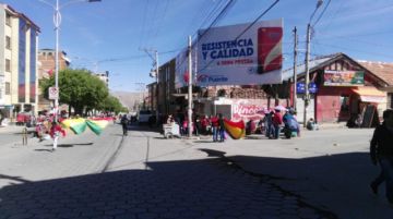 La circulación de motorizados fue mermando con el paso de las horas.