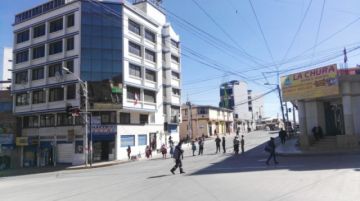 La circulación de motorizados fue mermando con el paso de las horas.
