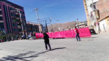 La circulación de motorizados fue mermando con el paso de las horas.