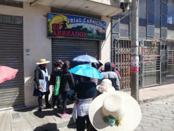 La circulación de motorizados fue mermando con el paso de las horas.