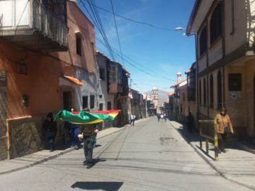 Varias calles lucen este panorama en la ciudad.