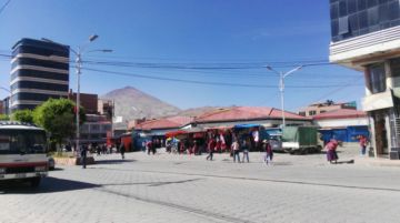 La circulación de motorizados fue mermando con el paso de las horas.