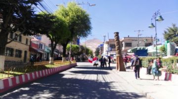 La circulación de motorizados fue mermando con el paso de las horas.