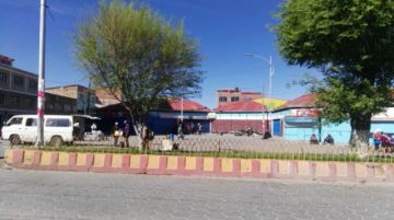 La circulación de motorizados fue mermando con el paso de las horas.