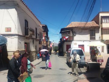 Banderas potosinas están en la ciudad.