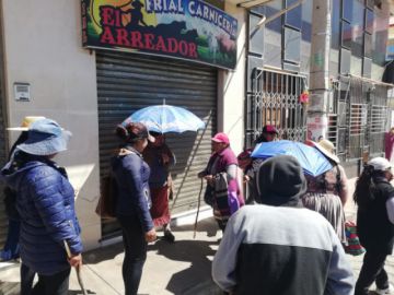 La circulación de motorizados fue mermando con el paso de las horas.