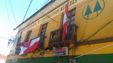 Banderas potosinas están en la ciudad.