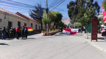 La circulación de motorizados fue mermando con el paso de las horas.