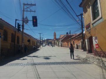 Varias calles lucen este panorama en la ciudad.