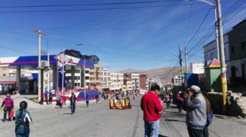 La circulación de motorizados fue mermando con el paso de las horas.