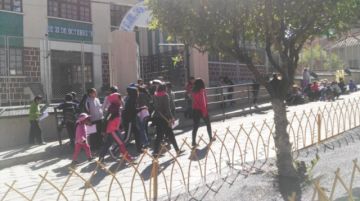 La circulación de motorizados fue mermando con el paso de las horas.