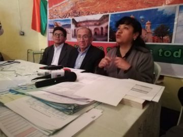 Informaron sobre su denuncia en una conferencia de prensa.